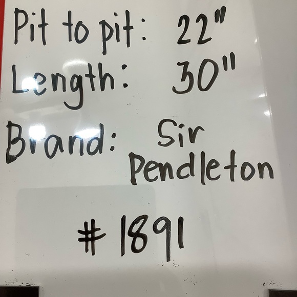 Sir Pendleton Wool Plaid Button Down Shirts Long Sleeve - Picture 11 of 13